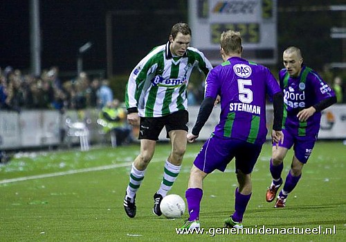 Berry scoorde de 2-3 tijdens de KNVBbeker wedstrijd tegen FC Groningen