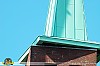 0829  Spits op toren van Hersteld Hervormde Kerk